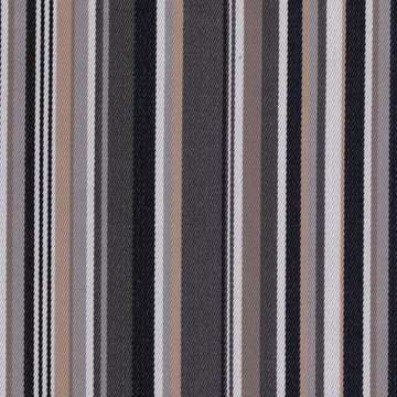 Outdoorstof stripes antraciet 150 cm breed