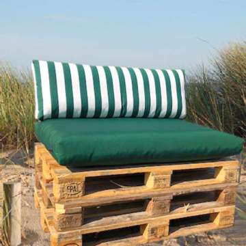 Pallet kussen stripe Green