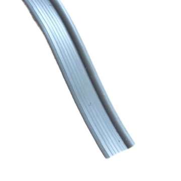 Pvc instik bies in diverse kleuren  bies grijs