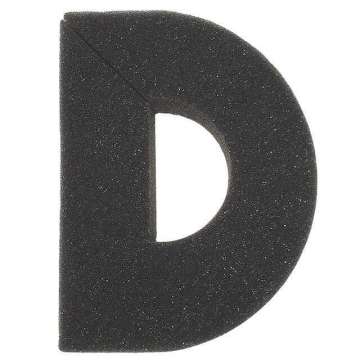 Schuim Letter D