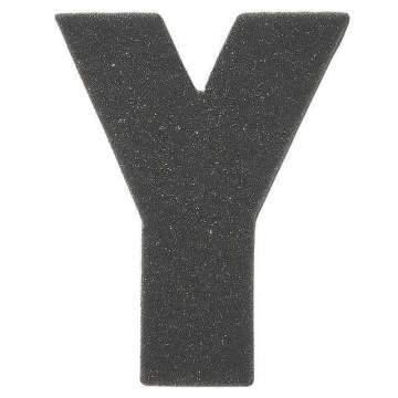 Schuim Letter Y