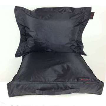 Outdoor set pvc zwart 50x50x10 cm + 50x50 cm