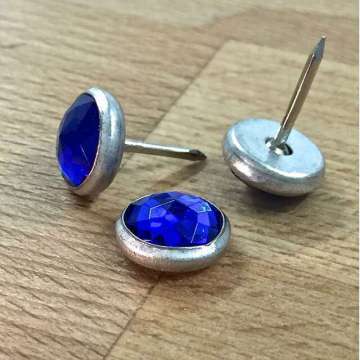 Siernagel diamant blauw