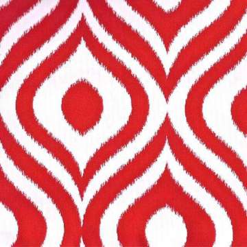Outdoorstof Art Rood 140 cm breed