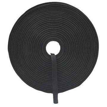 PP band 20 mm breed kleur zwart.