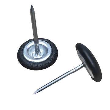 Spijker knoop met stof naar keuze