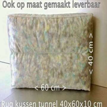 Tunnel kussen 40x60x10 cm