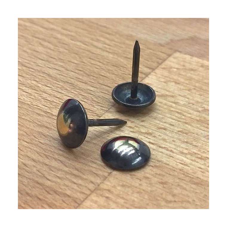 100 siernagels brons doorgeschuurd kop 10,5 mm