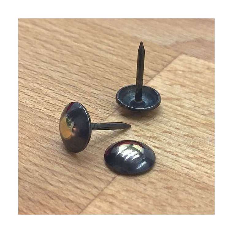1000 siernagels brons doorgeschuurd kop 9,5 mm