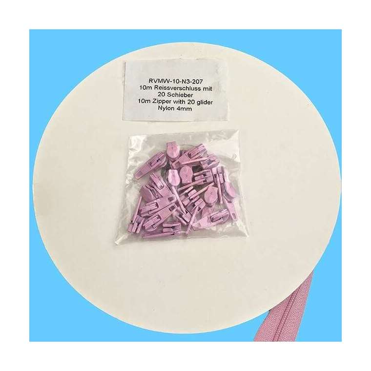 Rol rits roze 