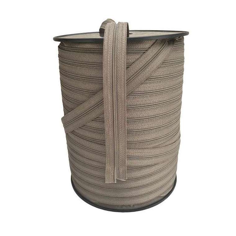 Optilon taupe 4 mm rits per meter