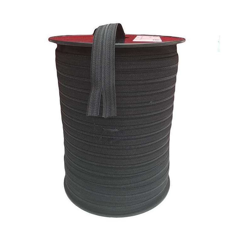 Optilon zwart 4 mm rits per meter