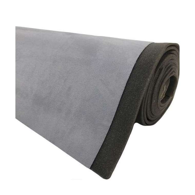 Wandbekleding Algantara licht grijs 145 cm breed