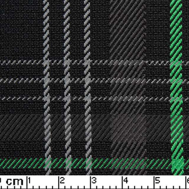 Auto bekleding schotse ruit donker antraciet groen 145 cm breed