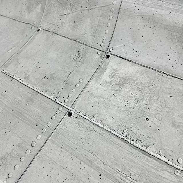 Beton blokken look 140 cm breed