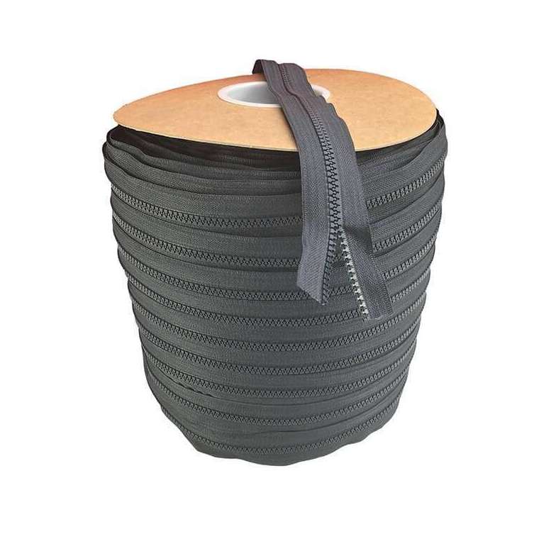 Bloktand rits 6 mm antraciet 
