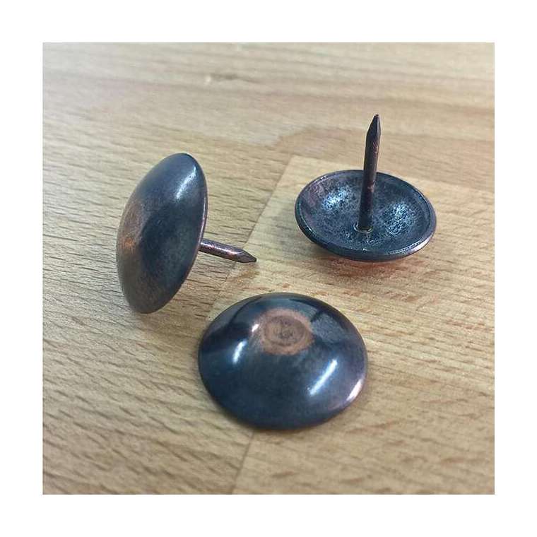 D17 Oud koper kop 20 mm