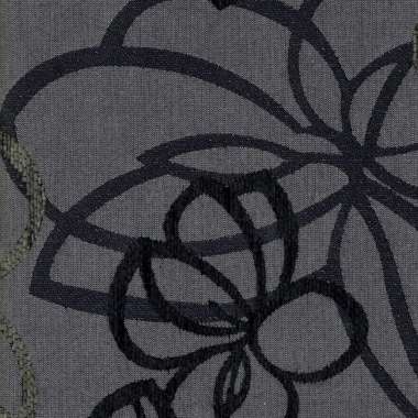 Grey flower expresion bekledings stof 140 cm breed