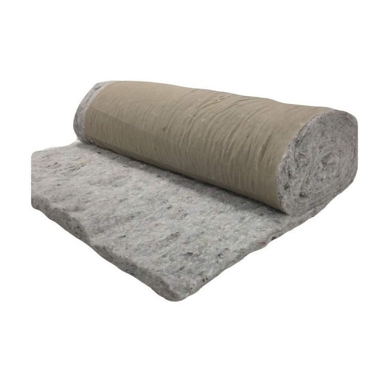 Grijze stoffeerwatten 70 cm breed