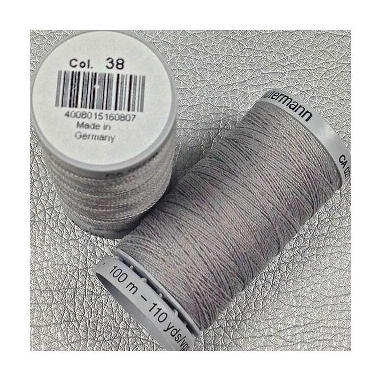 Gutermann garen extra sterk kleur 38 licht grijs