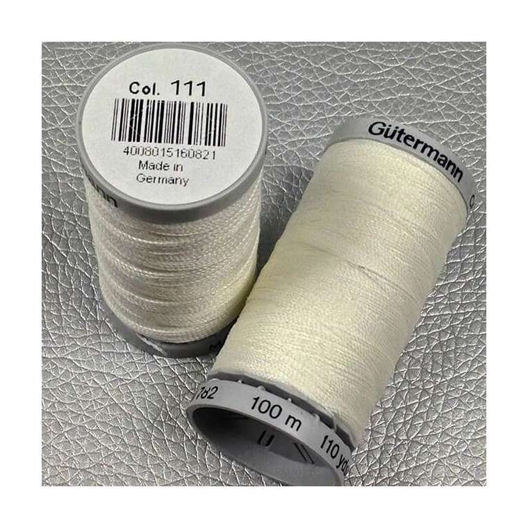 Gutermann garen extra sterk Kleur 111 off white