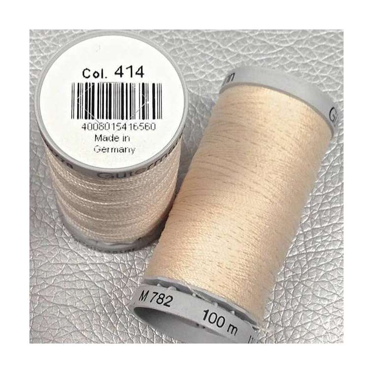 Gutermann garen extra sterk kleur 414 donker creme