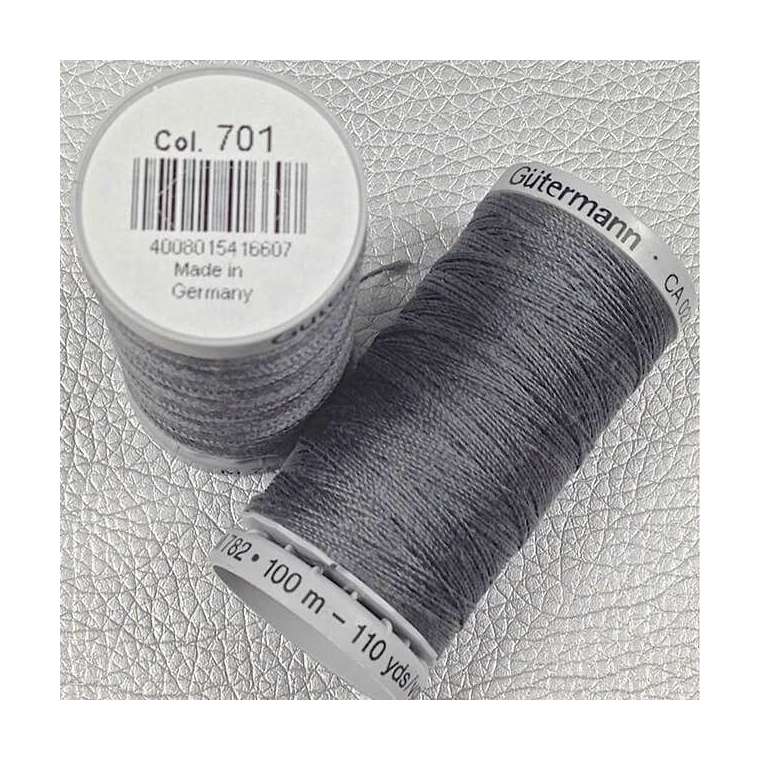 Gutermann garen extra sterk kleur 701 antraciet