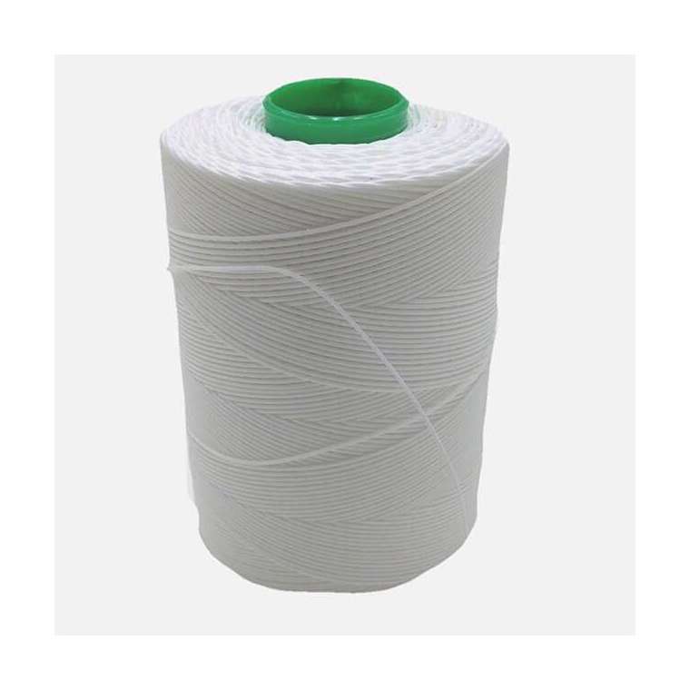 Knopen touw gewaxt 10 meter wit