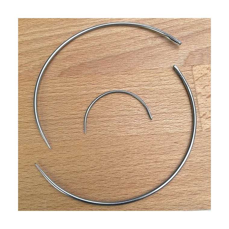 Kromme naalden diverse maten vanaf 65 mm