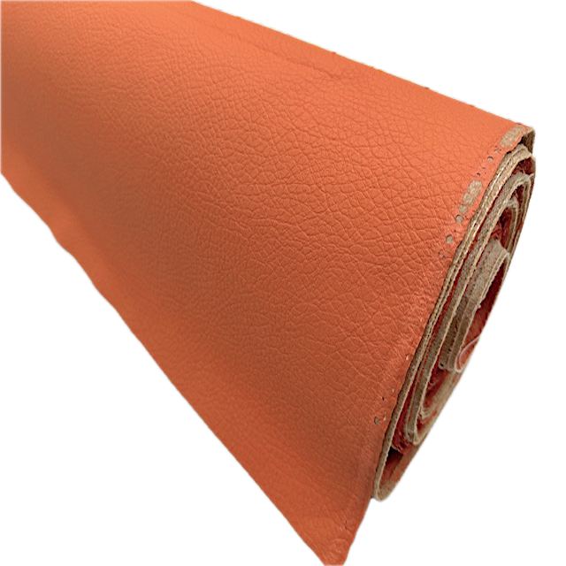 Kunstleer grove nerf orange