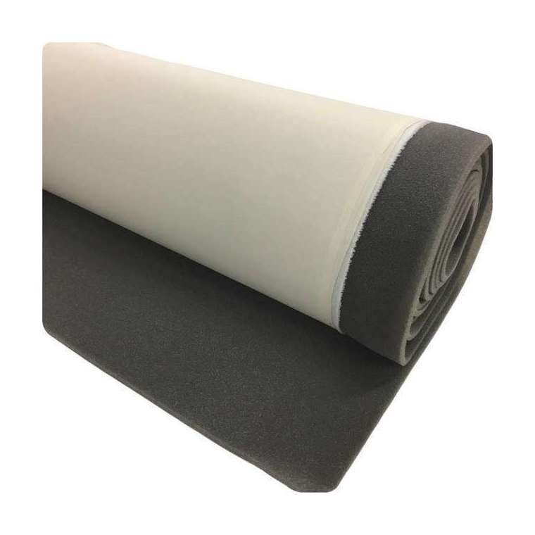Wandbekleding kunstleer xp off white met foam laag 140 cm breed