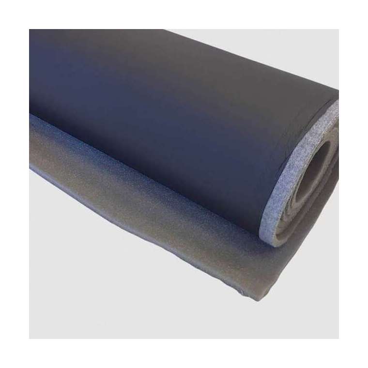 Wandbekleding xp zwart kunstleer met foam laag 140 cm breed