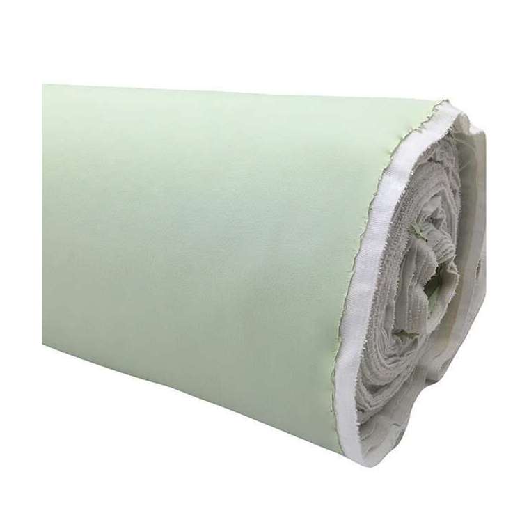 Kunstleer soft pistache 140 cm breed