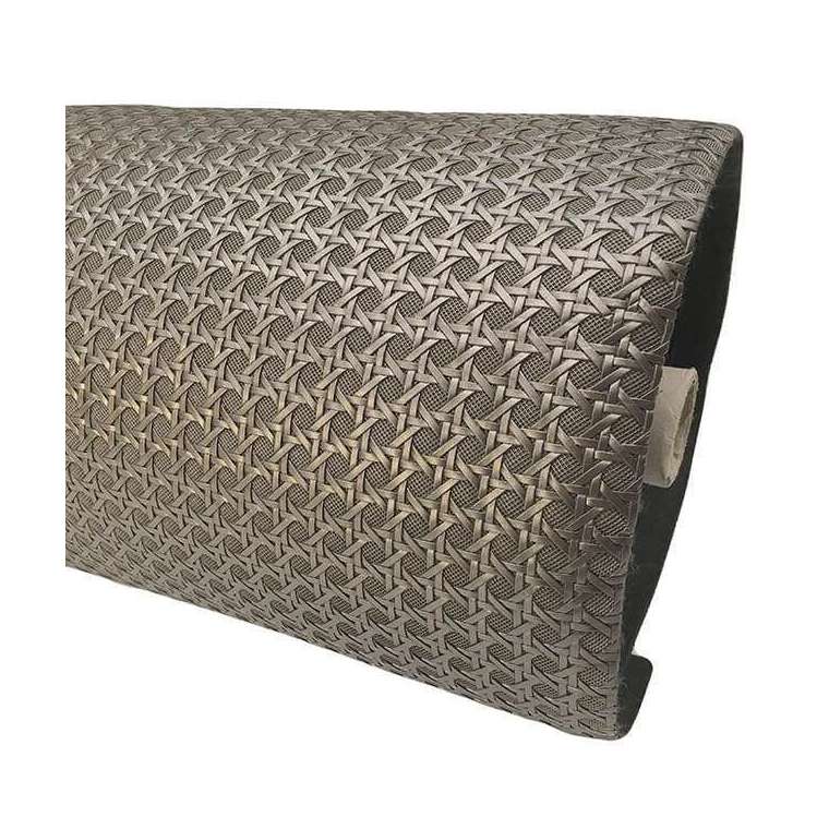 Kunstleer wickers metal 140 cm breed