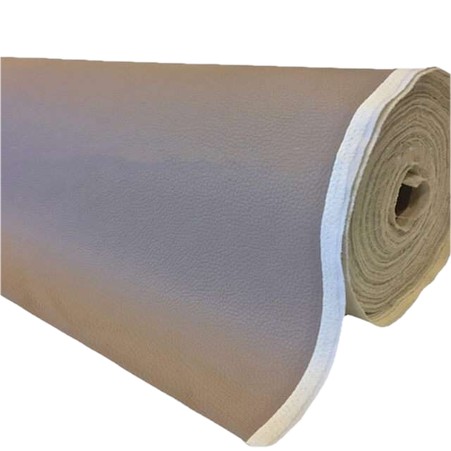 Kunstleer xp grove nerf Taupe 140 cm breed