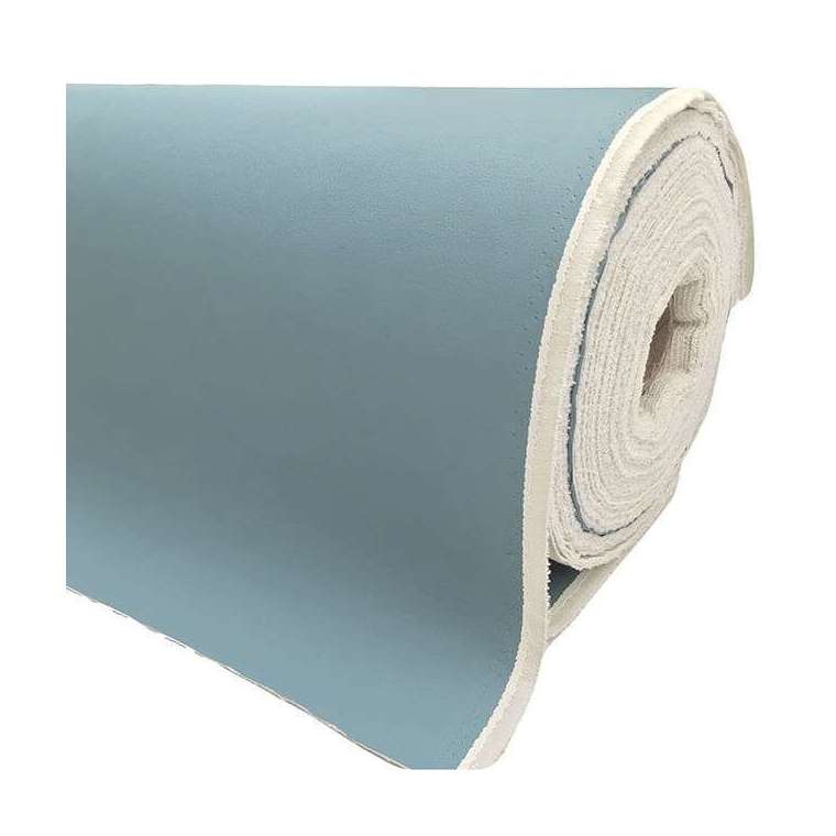 Kunstleer xpl blauw grijs 140 cm breed