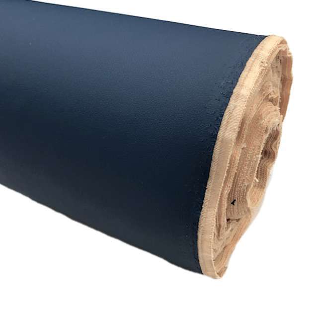 Kunstleer xt midden blauw 140 cm breed