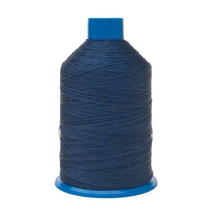 Leder garen blauw 7222 dikte 20