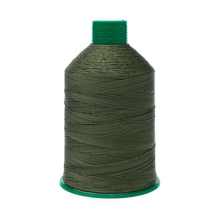 Leder garen groen 5730 dikte 20