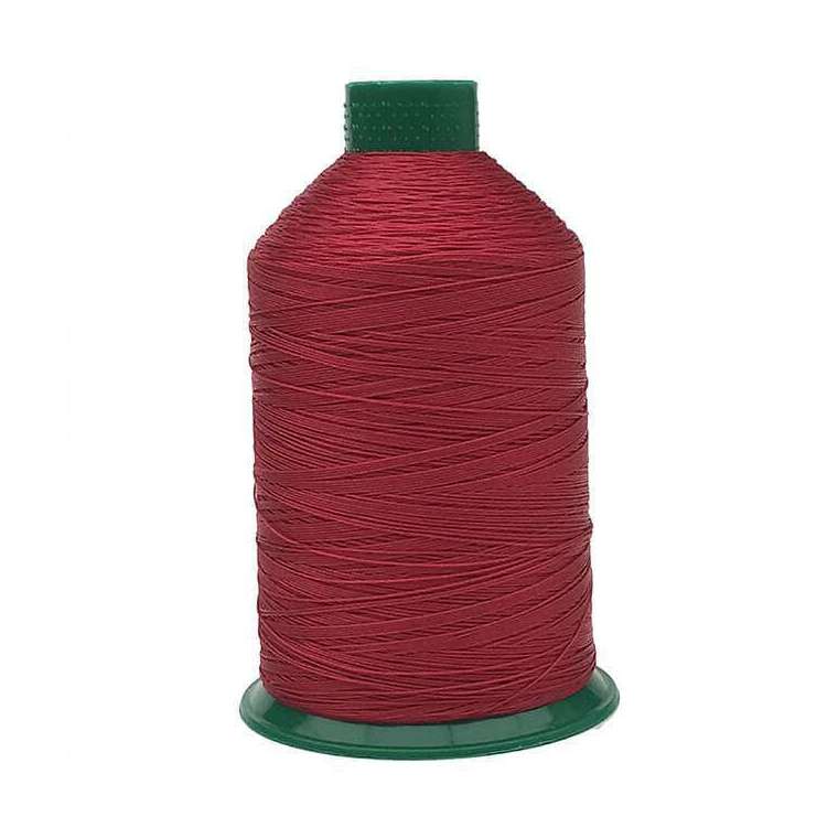 Leder garen rood 3312 dikte 20