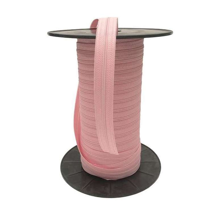 Optilon zacht roze 4 mm rits per meter