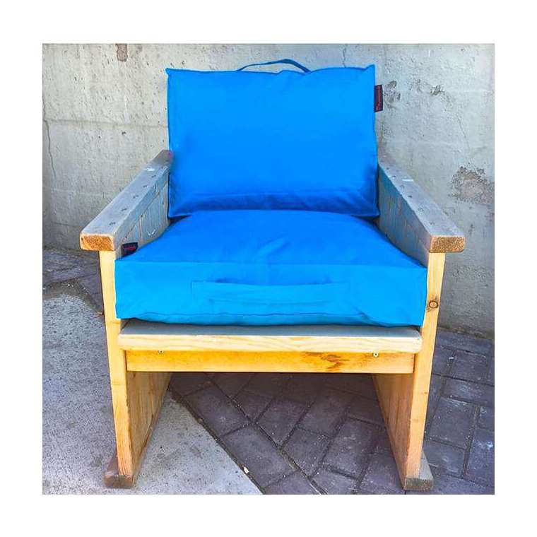 Outdoor kussen Aqua 60x60x10 cm