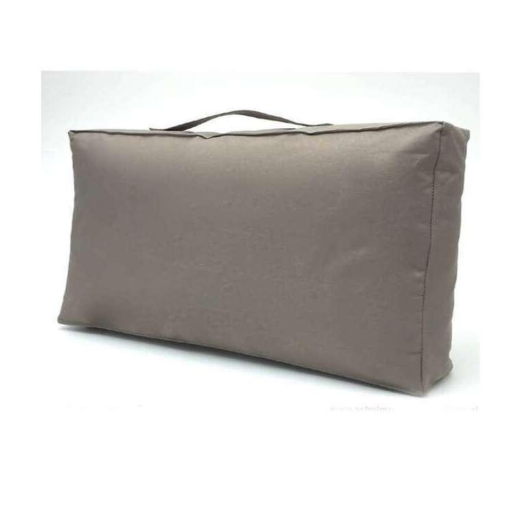 Outdoor kussen 40x120x10 cm taupe