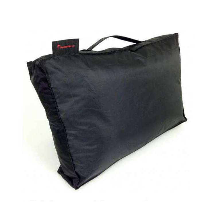 Outdoor kussen pvc zwart 40x60x10 cm