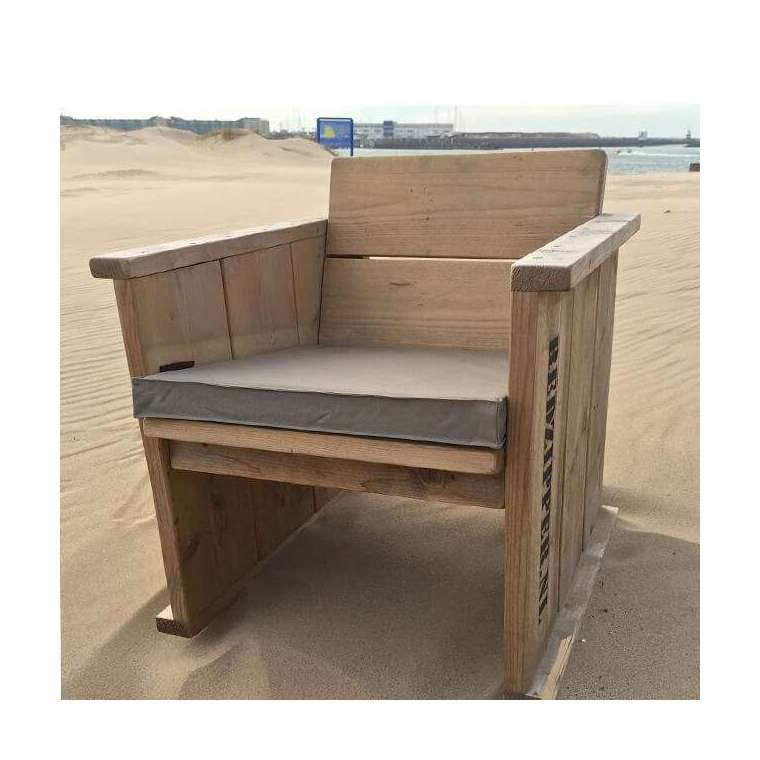 Outdoor kussen 50x50x6 cm Taupe