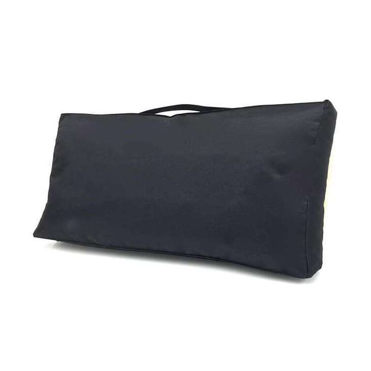 Outdoor kussen 40x80x10 cm Zwart