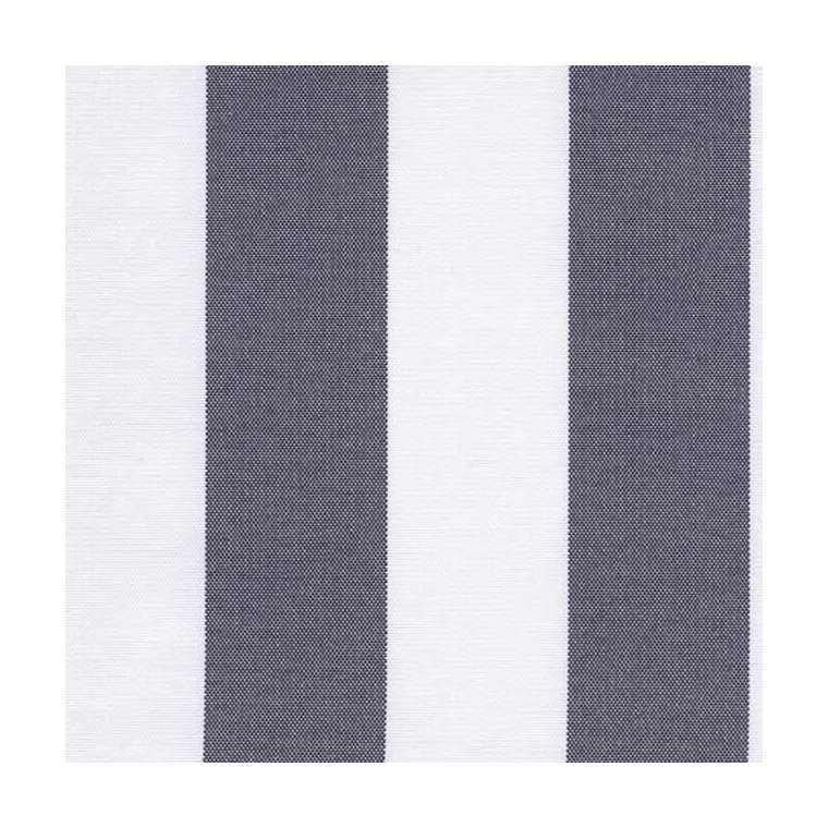 Outdoorstof Berlin 160 streep antraciet 150 cm breed