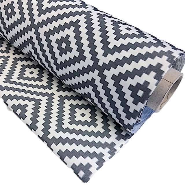 Outdoorstof Es Cubells antraciet 145 cm breed