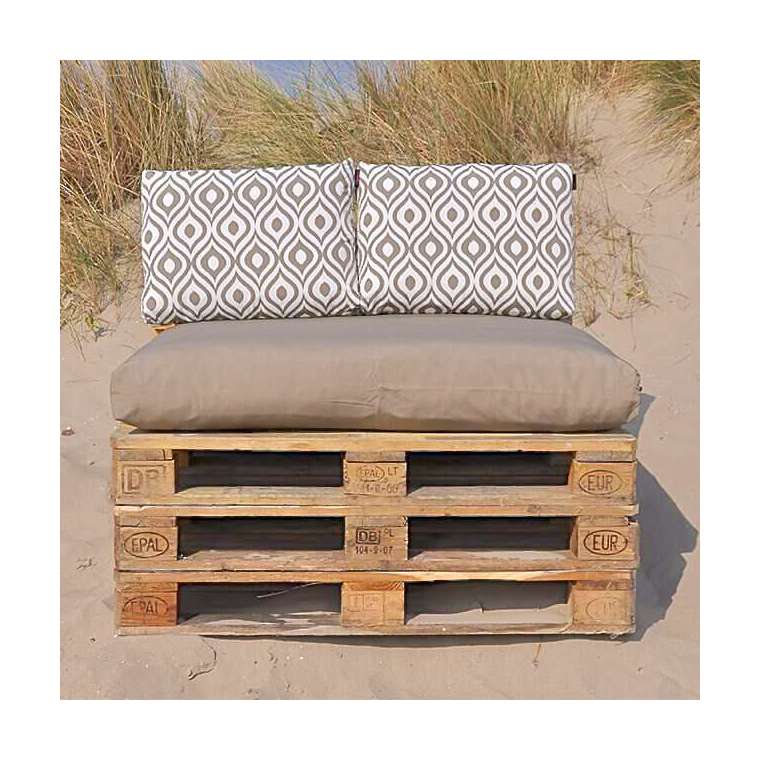 Pallet kussens Taupe Art serie 