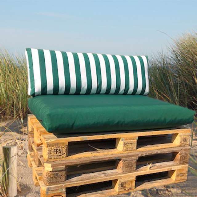 Pallet kussen stripe Green 